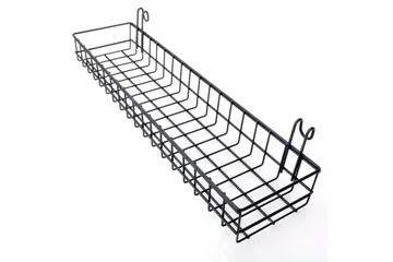 Dekorativ Veggpynt - Svart - Oppbevaring - Oppbevaring til småting - Kurv - Trådkurv