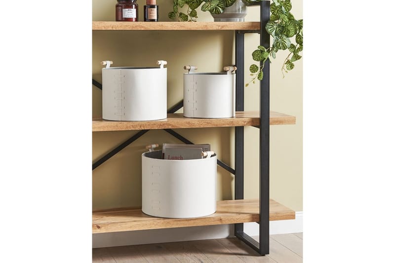 Kurv Aram sett med 3 Hvit - Hvit - Oppbevaring - Oppbevaring til småting - Kurv