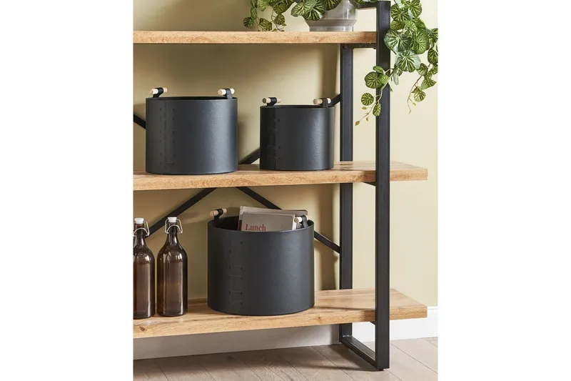 Kurv Aram sett med 3 Svart - Svart - Oppbevaring - Oppbevaring til småting - Kurv