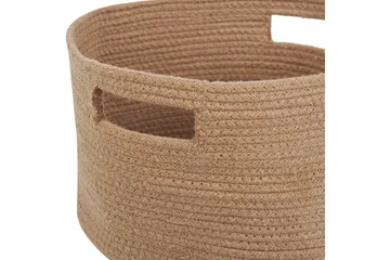 Kurv Chiniot sett av 2 Beige/naturlig - Beige/naturlig - Oppbevaring - Oppbevaring til småting - Kurv