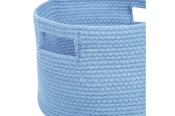 Kurv Chiniot sett av 2 Blå - Blå - Oppbevaring - Oppbevaring til småting - Kurv