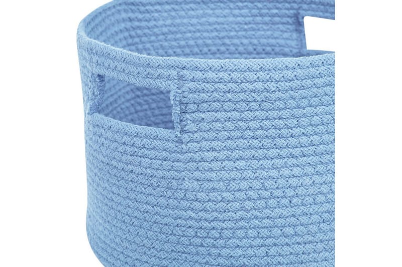 Kurv Chiniot sett av 2 Blå - Blå - Oppbevaring - Oppbevaring til småting - Kurv
