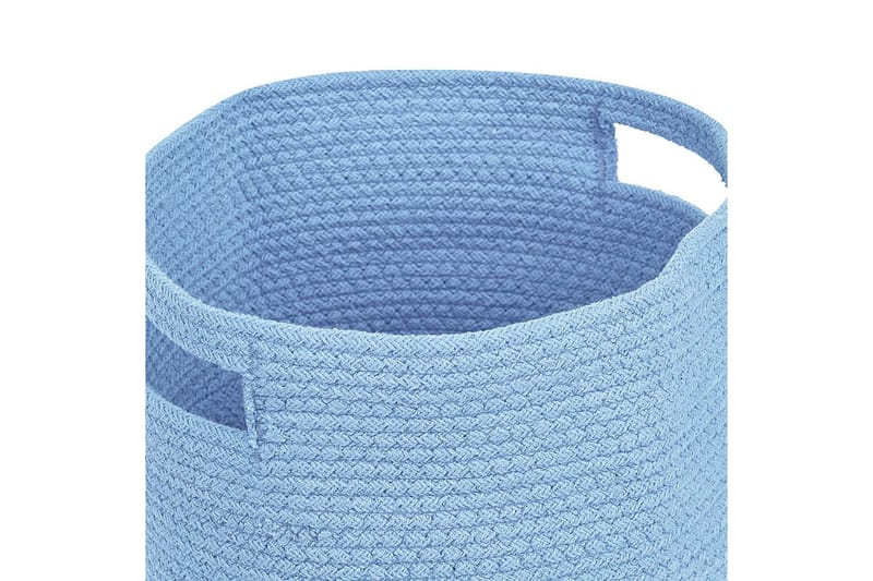 Kurv Chiniot sett av 2 Blå - Blå - Oppbevaring - Oppbevaring til småting - Kurv