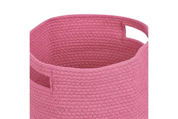 Kurv Chiniot sett av 2 Rosa - Rosa - Oppbevaring - Oppbevaring til småting - Kurv