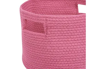 Kurv Chiniot sett av 2 Rosa - Rosa - Oppbevaring - Oppbevaring til småting - Kurv