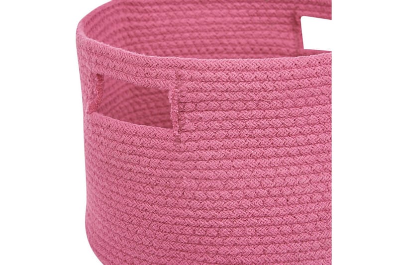 Kurv Chiniot sett av 2 Rosa - Rosa - Oppbevaring - Oppbevaring til småting - Kurv