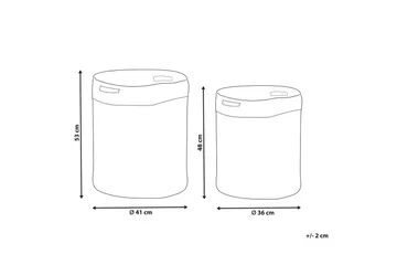 Kurv Kardh sett av 2 - Oppbevaring - Oppbevaring til småting - Kurv