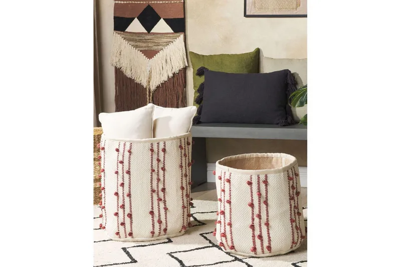 Kurv Khel sett med 2 - Oppbevaring - Oppbevaring til småting - Kurv