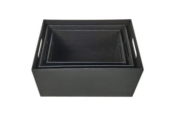 Kurv Larsa sett med 3 Grå - Grå - Oppbevaring - Oppbevaring til småting - Kurv - Trådkurv