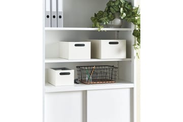 Kurv Larsa sett med 3 Hvit - Hvit - Oppbevaring - Oppbevaring til småting - Kurv - Trådkurv