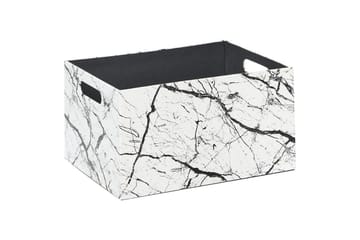 Kurv Larsa sett med 3 Hvit/Svart - Hvit/Svart - Oppbevaring - Oppbevaring til småting - Kurv - Trådkurv