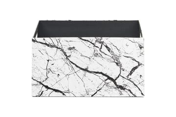 Kurv Larsa sett med 3 Hvit/Svart - Hvit/Svart - Oppbevaring - Oppbevaring til småting - Kurv