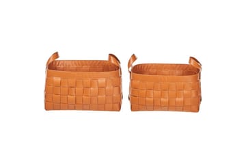 Kurv Sippar sett av 2 Brun - Brun - Oppbevaring - Oppbevaring til småting - Kurv