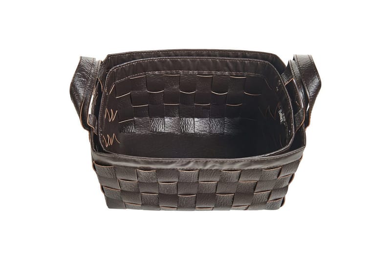 Kurv Sippar sett av 2 Mørk brun - Mørk brun - Oppbevaring - Oppbevaring til småting - Kurv