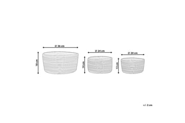 Kurv Tajori sett på 3 - Oppbevaring - Oppbevaring til småting - Kurv