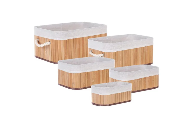 Kurv Talpe sett på 5 Lyst tre/hvit, Lyst tre/hvit