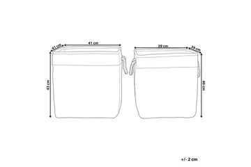 Kurv Tugul sett med 2 - Oppbevaring - Oppbevaring til småting - Kurv