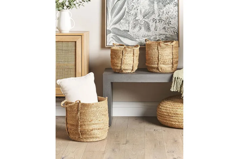 Kurv Wadh sett med 3 - Oppbevaring - Oppbevaring til småting - Kurv