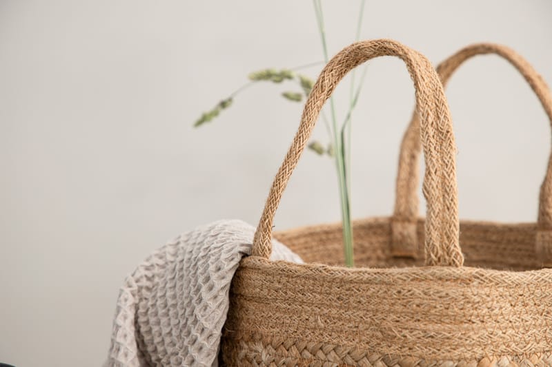 Mumbai Kurv Rund - Natur - Oppbevaring - Oppbevaring til småting - Kurv - Piknikkurv