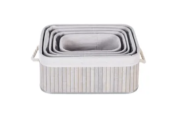 Kurv Talpe sett på 5 Grå/hvit - Grå/hvit - Oppbevaring - Oppbevaring til småting - Kurv