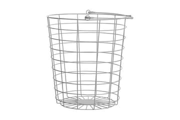 Ayapal Metallstativ 37 cm 3 Kurver - Hvit - Oppbevaring - Oppbevaring til småting - Kurv - Trådkurv