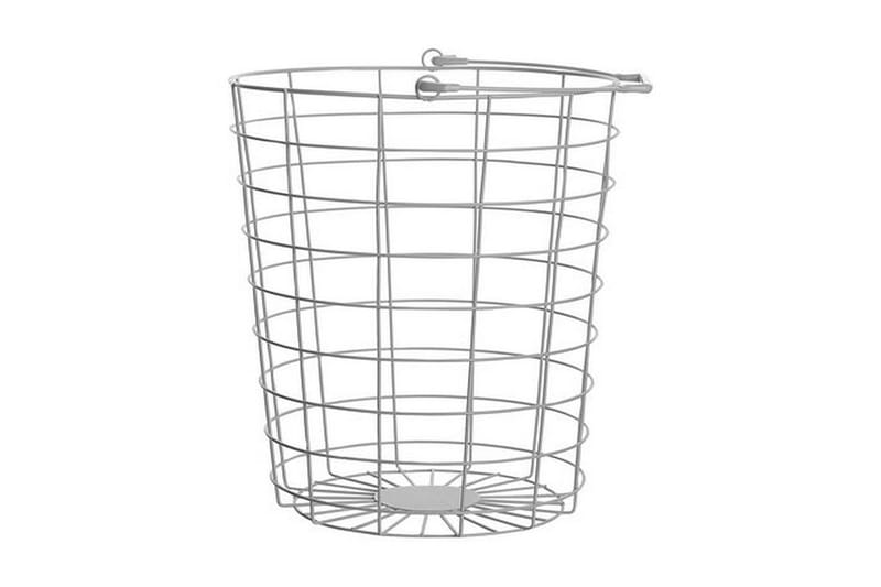 Ayapal Metallstativ 37 cm 3 Kurver - Hvit - Oppbevaring - Oppbevaring til småting - Kurv - Trådkurv