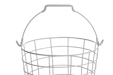 Ayapal Metallstativ 37 cm 3 Kurver - Hvit - Oppbevaring - Oppbevaring til småting - Kurv - Trådkurv