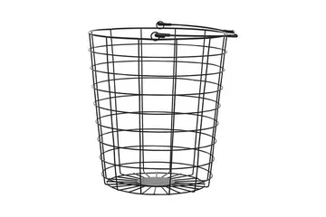 Ayapal Metallstativ 37 cm 3 Kurver - Svart - Oppbevaring - Oppbevaring til småting - Kurv - Trådkurv