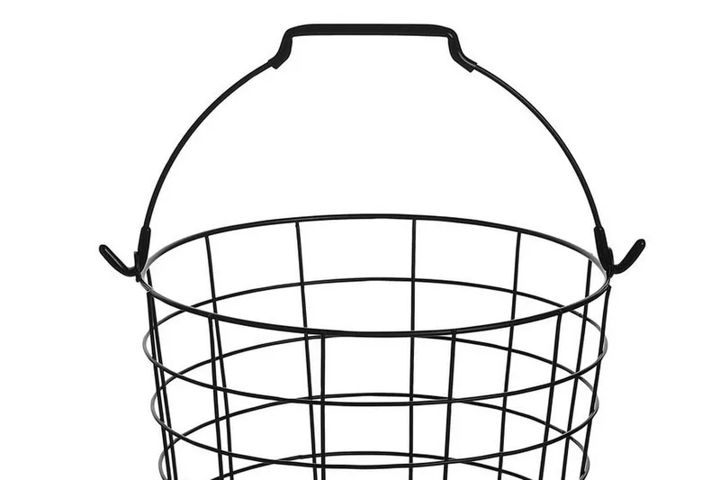 Ayapal Metallstativ 37 cm 3 Kurver - Svart - Oppbevaring - Oppbevaring til småting - Kurv - Trådkurv