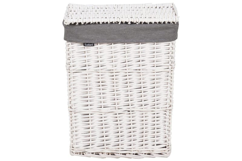 Vaskekurver Ella Grå/hvit - Grå/hvit - Oppbevaring - Kles oppbevaring - Skittentøyskurv