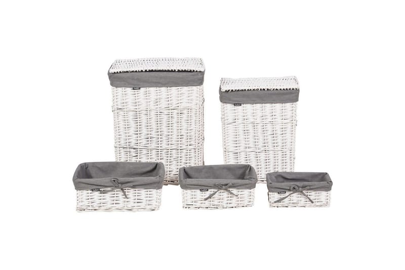 Vaskekurver Ella Grå/hvit, Grå/hvit
