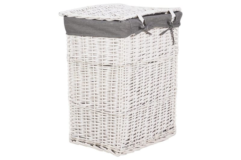Vaskekurver Ella Grå/hvit - Grå/hvit - Oppbevaring - Kles oppbevaring - Skittentøyskurv