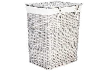 Vaskekurver Ella Hvit - Hvit - Oppbevaring - Kles oppbevaring - Skittentøyskurv