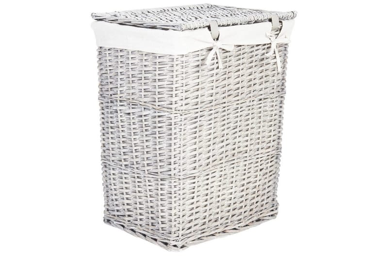 Vaskekurver Ella Hvit - Hvit - Oppbevaring - Kles oppbevaring - Skittentøyskurv
