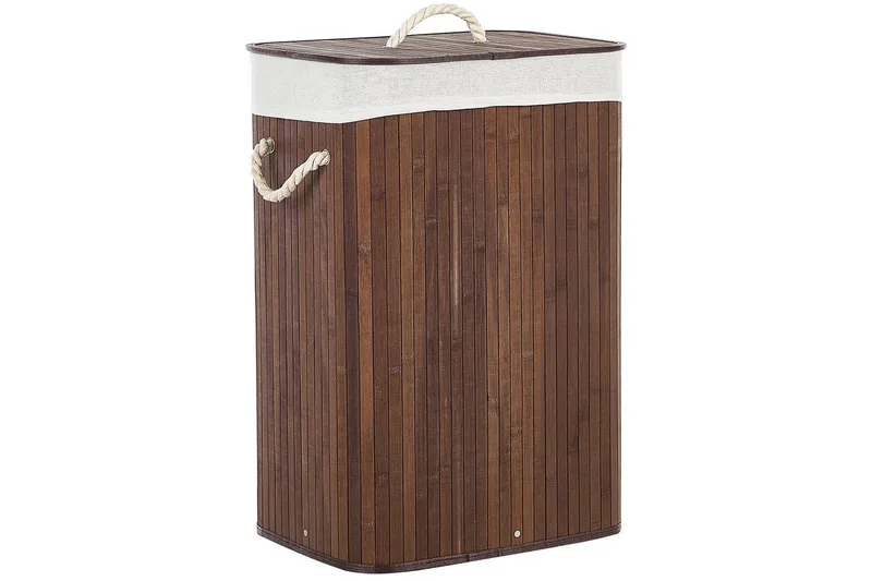 Vaskekurver Komari Mørkt tre/hvit, Mørkt tre/hvit