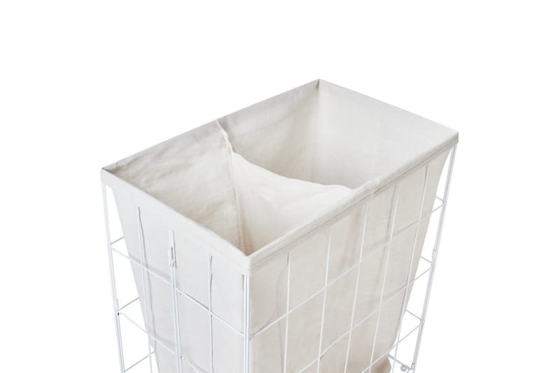 Vaskekurver Mirissa Hvit/lyst tre - Hvit/lyst tre - Oppbevaring - Kles oppbevaring - Skittentøyskurv