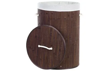 Vaskekurver Sannar Brun/Hvit - Brun/Hvit - Oppbevaring - Kles oppbevaring - Skittentøyskurv