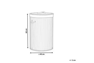 Vaskekurver Sannar Brun/Hvit - Brun/Hvit - Oppbevaring - Kles oppbevaring - Skittentøyskurv