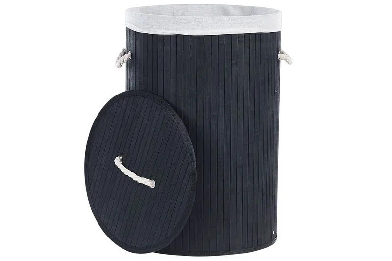 Vaskekurver Sannar Svart/hvit - Svart/hvit - Oppbevaring - Kles oppbevaring - Skittentøyskurv