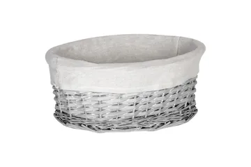 Vaskekurver Vakari Hvit/Grå - Hvit/Grå - Oppbevaring - Oppbevaring til småting - Kurv