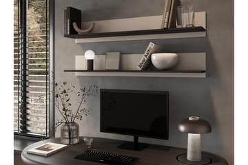 Lyrosen Vägghylla 125 cm - Beige - Oppbevaring - Oppbevaring til småting - Vegghengt oppbevaring