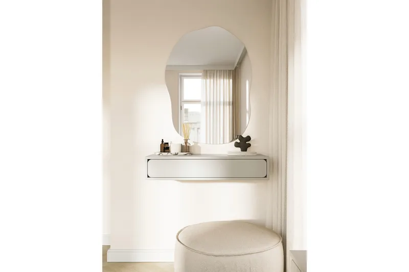 Marinport Veggskap 90 cm - Beige - Oppbevaring - Oppbevaring til småting - Vegghengt oppbevaring