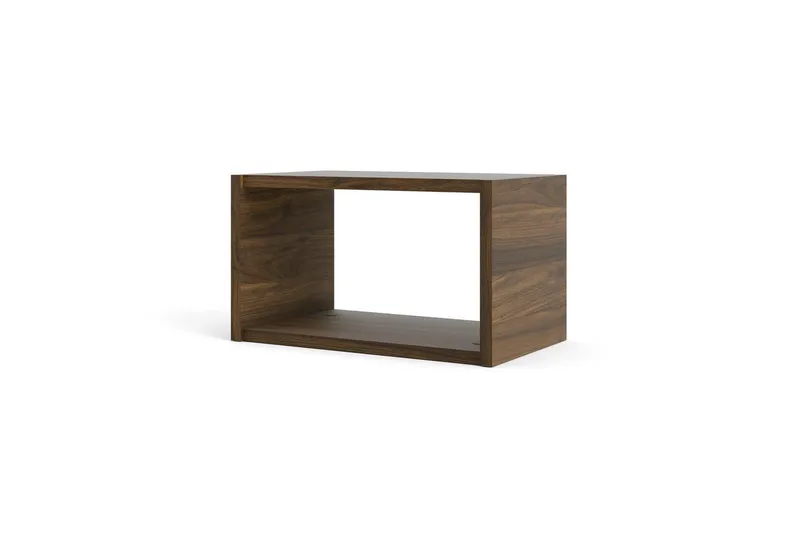 Mirros hylle 43,6x25 cm, Valnøtt