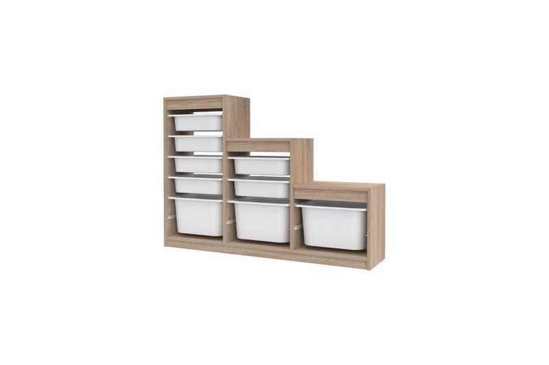 Mobin Oppbevaringsbokser 132 cm - Hvit - Oppbevaring - Oppbevaring til småting - Oppbevaringskasse
