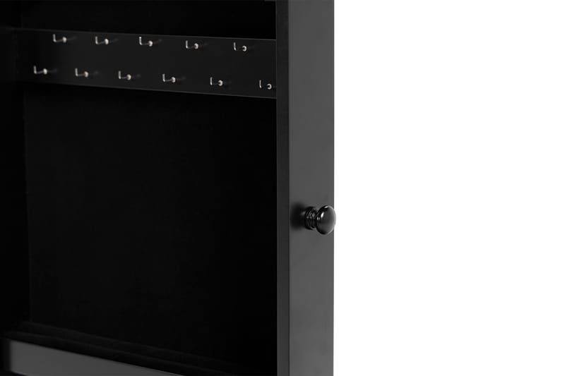 Veggskap Moreno 37,4 cm med Speil - Hvit - Oppbevaring - Oppbevaring til småting - Oppbevaring smykker - Smykkestativ & smykkeskrin