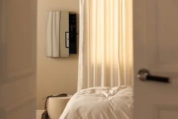 Veggskap Moreno 37,4 cm med Speil - Hvit - Oppbevaring - Oppbevaring til småting - Oppbevaring smykker - Smykkestativ & smykkeskrin