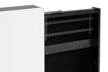 Veggskap Moreno 37,4 cm med Speil - Hvit - Oppbevaring - Oppbevaring til småting - Oppbevaring smykker - Smykkestativ & smykkeskrin