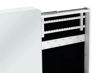 Veggskap Moreno med Speil - Hvit - Oppbevaring - Oppbevaring til småting - Oppbevaring smykker - Smykkestativ & smykkeskrin