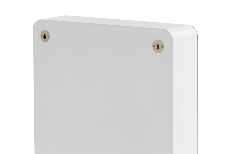 Veggskap Moreno med Speil - Hvit - Oppbevaring - Oppbevaring til småting - Oppbevaring smykker - Smykkestativ & smykkeskrin