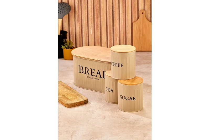 Oppbevaringsboks sett (4 deler) Selinbridge Brun - Brun - Oppbevaring - Oppbevaring til småting